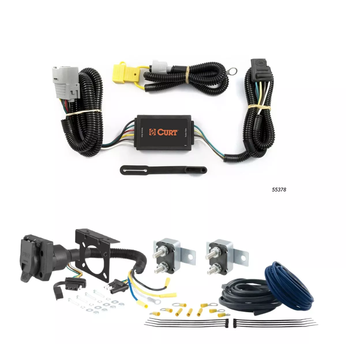 00 - 02 GMC Savana 1500 CURT Trailer Brake Controller 7-Way Upgrade Kit7WK1125