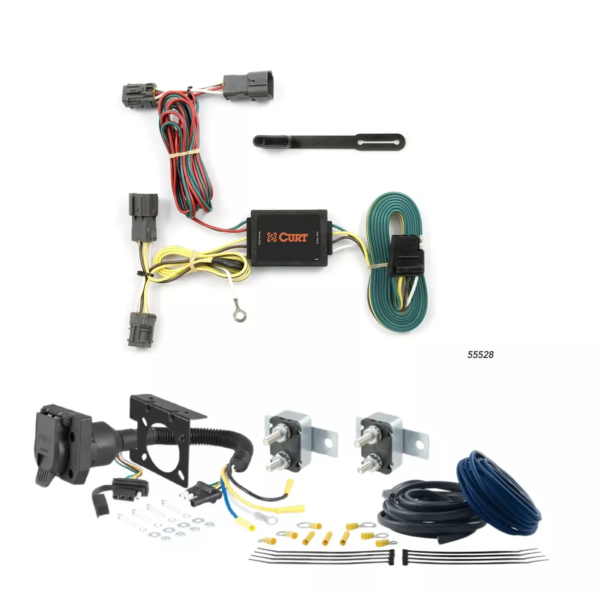 00 - 02 Toyota Echo Excluding Canadian models CURT Trailer Brake Controller 7-Way Upgrade Kit7WK2386