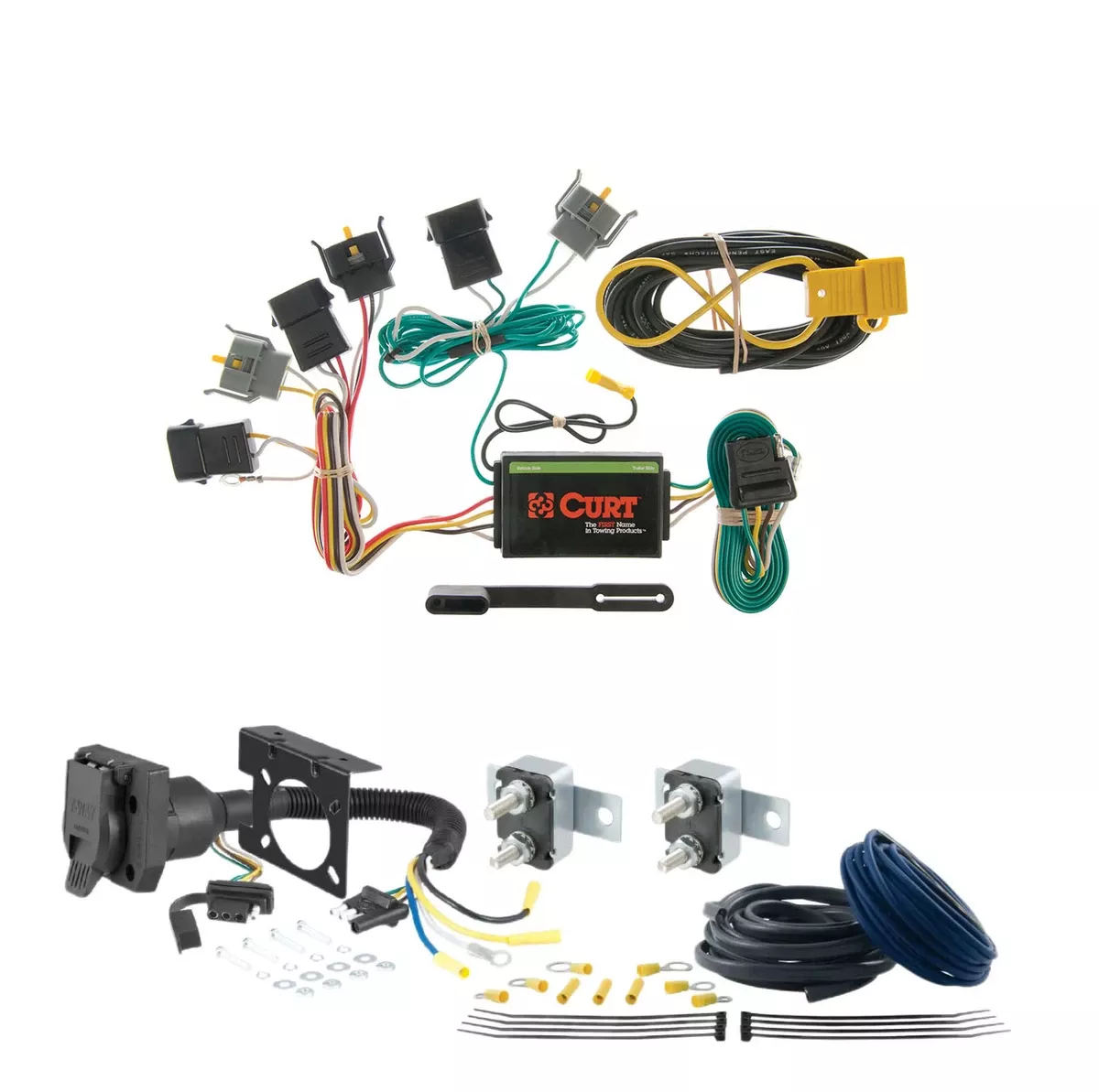 00 - 03 Ford E-350 Super Duty CURT Trailer Brake Controller 7-Way Upgrade Kit7WK805