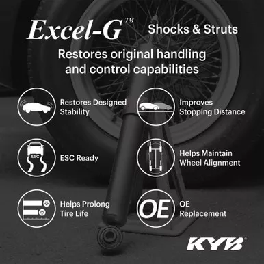 KYB Shocks & Struts Excel-G Front Left 12-13 Honda Civic Si Coupe - 3340153